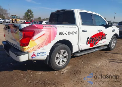 2017 Nissan Titan Sv из США, поврежденный, VIN 1N6AA1E62HN565270